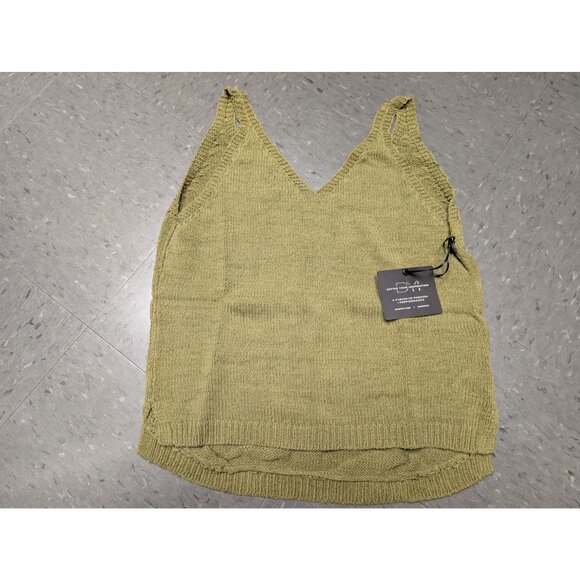 DYI Women's Sweater Tank Top Lichen Green Size Medium - Picture 5 of 8